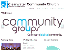 Tablet Screenshot of c3thechurch.org